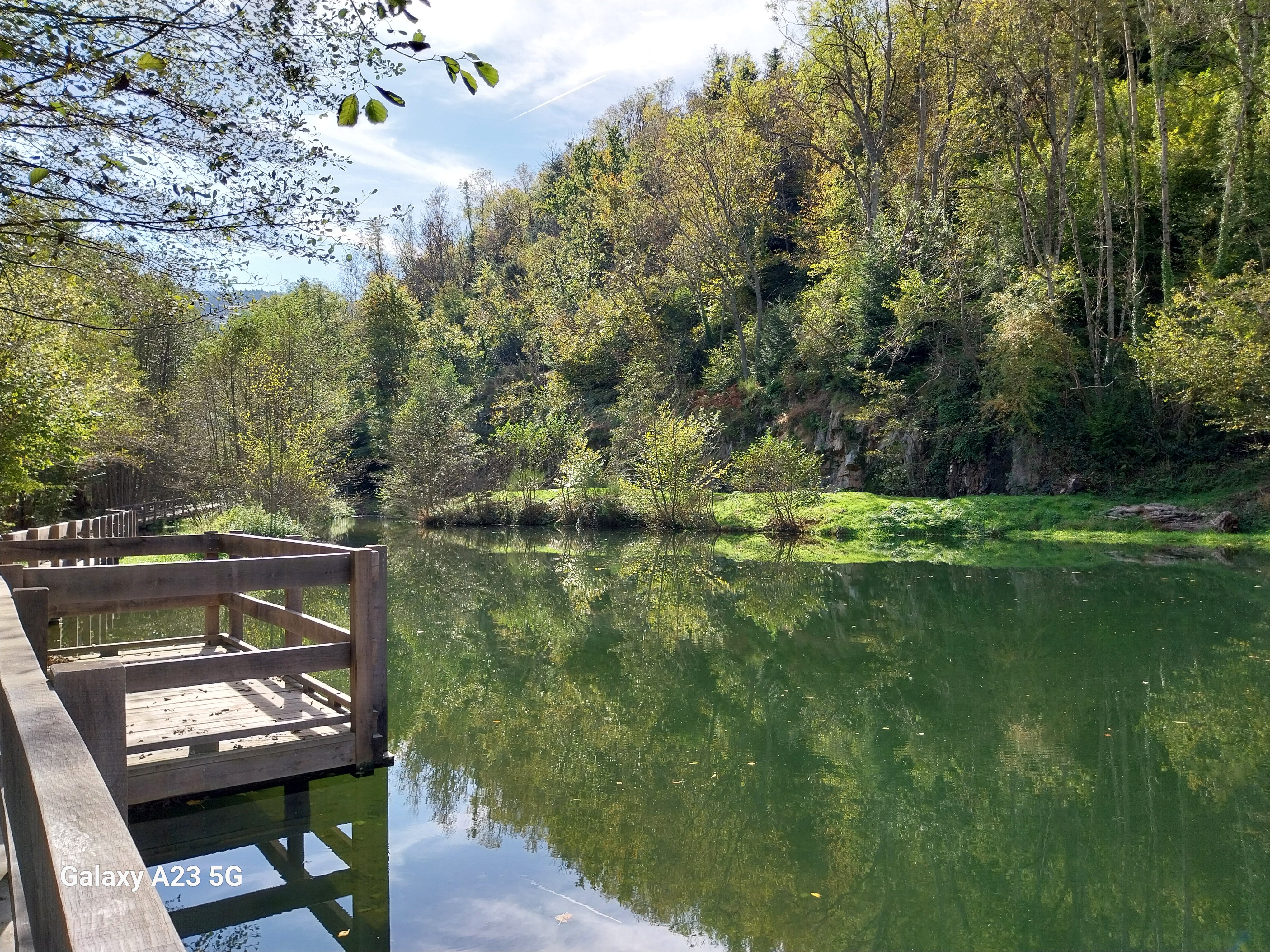 Le barrage avant les inondations