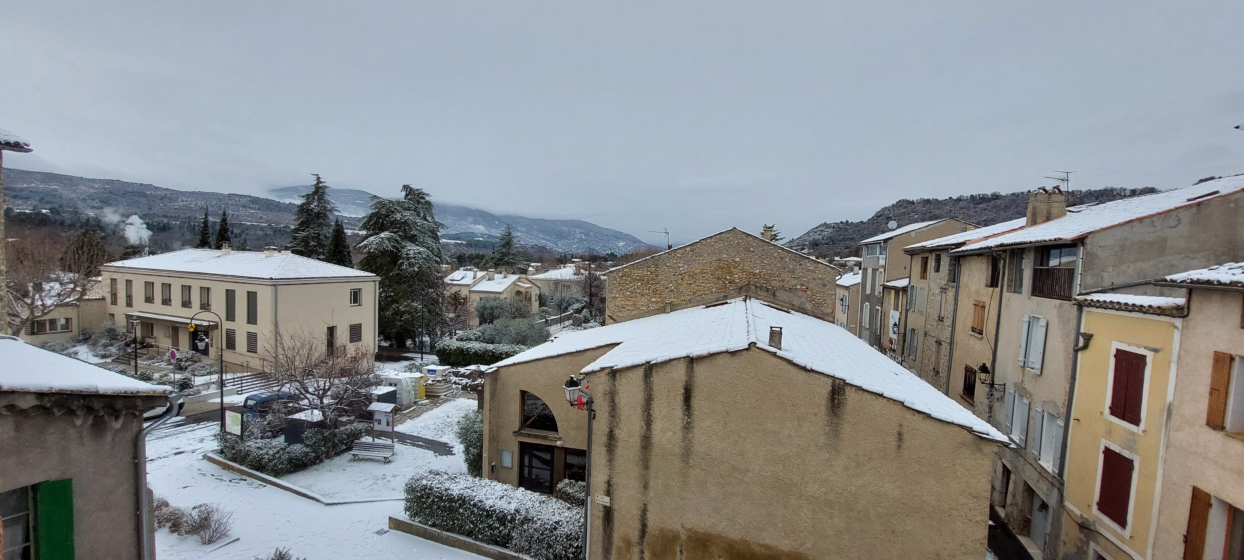 Volonne sous la neige