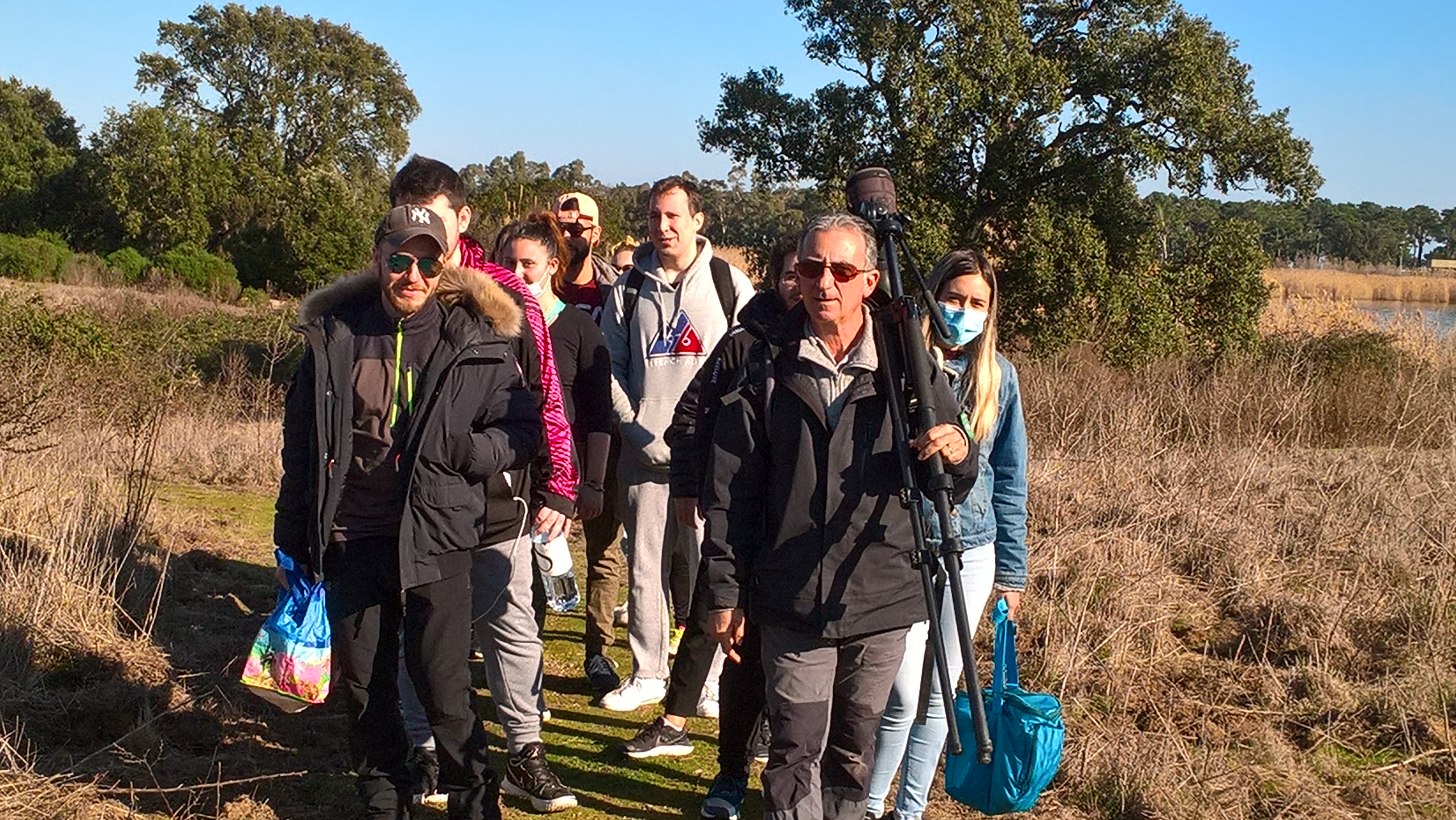 Visite de l'étang de Biguglia par un Naturaliste de la Réserve Naturelle.