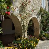 Un village fleuri