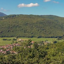 Le village vu du château