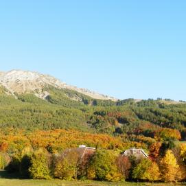 Paysage de Montclar en Automne